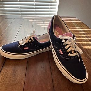 Vans. Navy/Lavender. Size 10. Great Condition. Very rare.